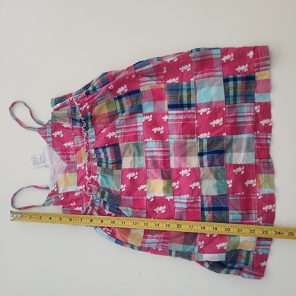 Disney Disneyland Pink Patchwork Summer Dress Medium - Picture 8 of 10